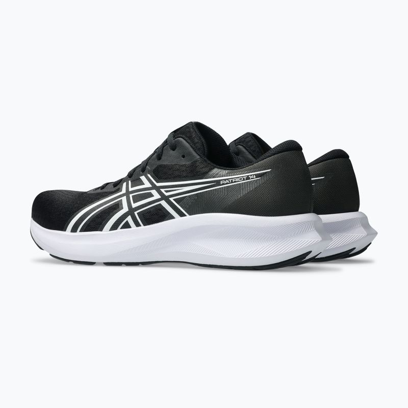 Кросівки для бігу чоловічі ASICS Patriot 14 black/white 4