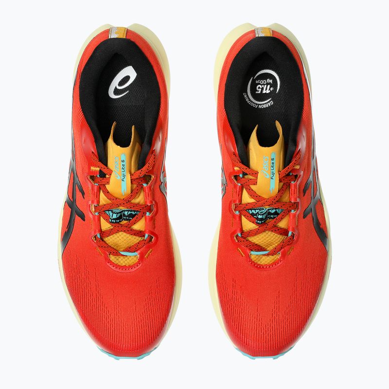 Кросівки для бігу чоловічі ASICS Fuji Lite 6 red clay/black 14