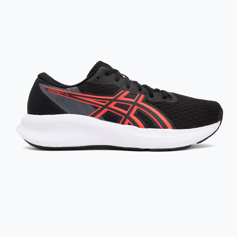 Кросівки для бігу чоловічі ASICS Patriot 14 black/flash red 2