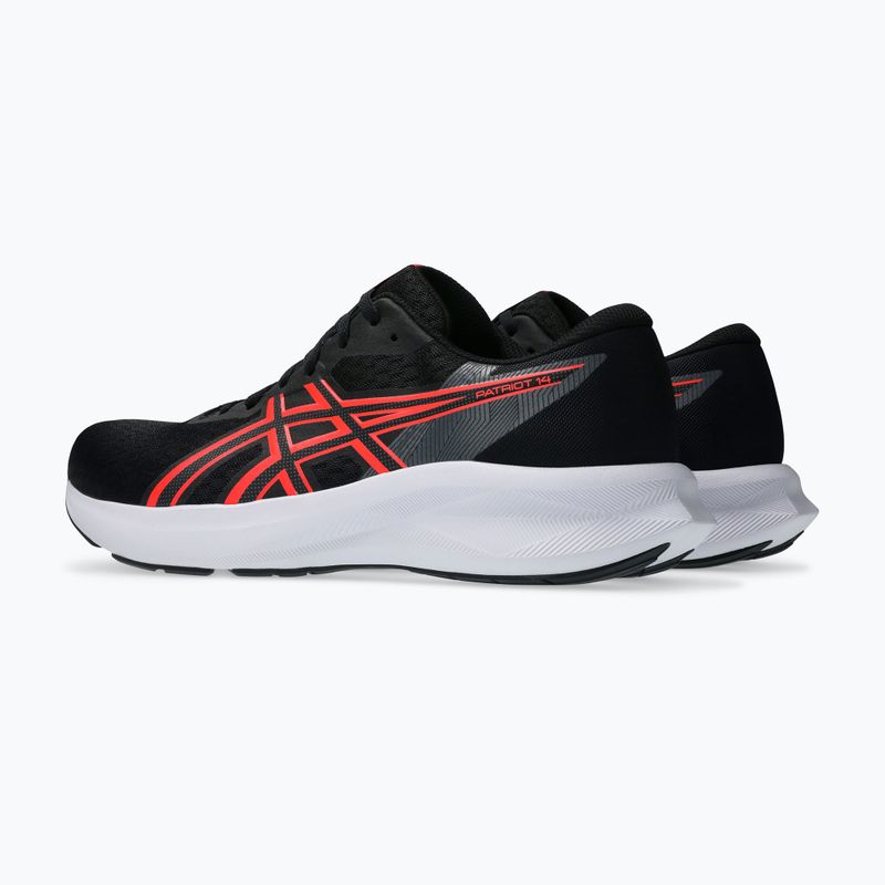 Кросівки для бігу чоловічі ASICS Patriot 14 black/flash red 4