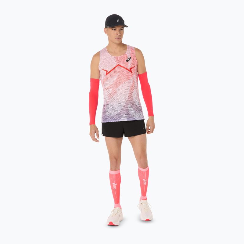 Футболка для бігу чоловіча ASICS Metaspeed Singlet flash red 2