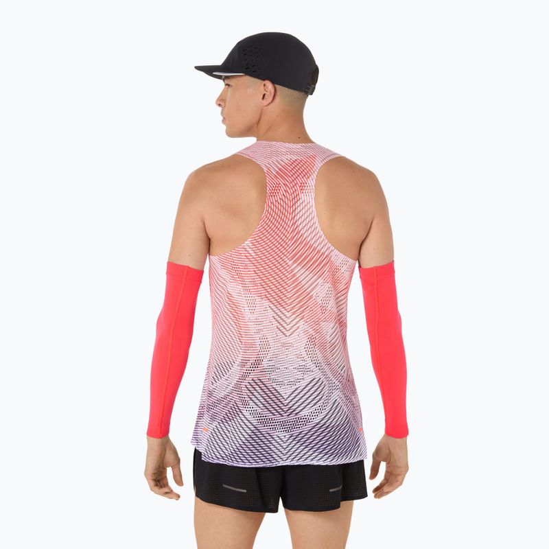 Футболка для бігу чоловіча ASICS Metaspeed Singlet flash red 3