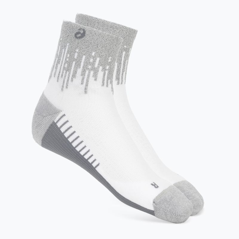 Шкарпетки ASICS Performance Run Quarter brilliant white/silver reflective