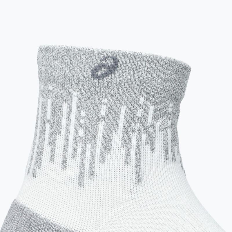 Шкарпетки ASICS Performance Run Quarter brilliant white/silver reflective 3