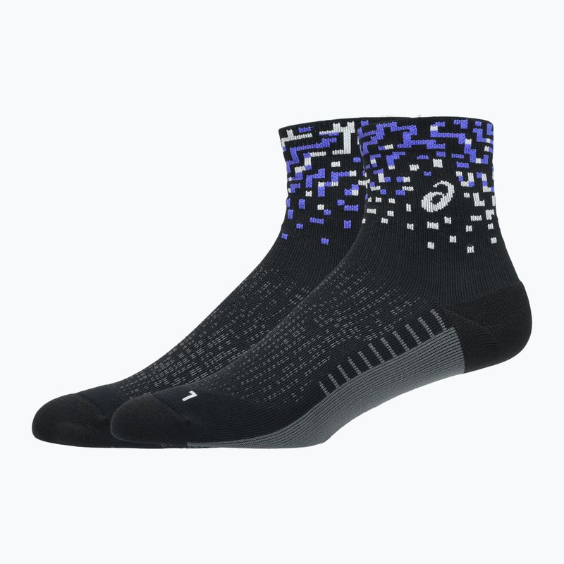 Шкарпетки ASICS Performance Run Quarter performance black/cobalt burst/white 2