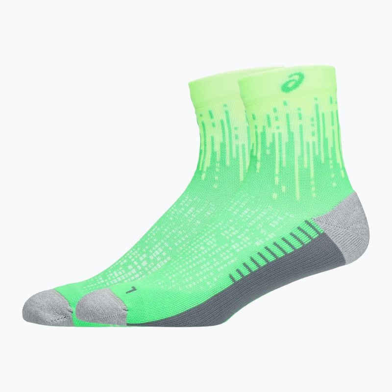 Шкарпетки ASICS Performance Run Quarter illuminate green/vital green 2