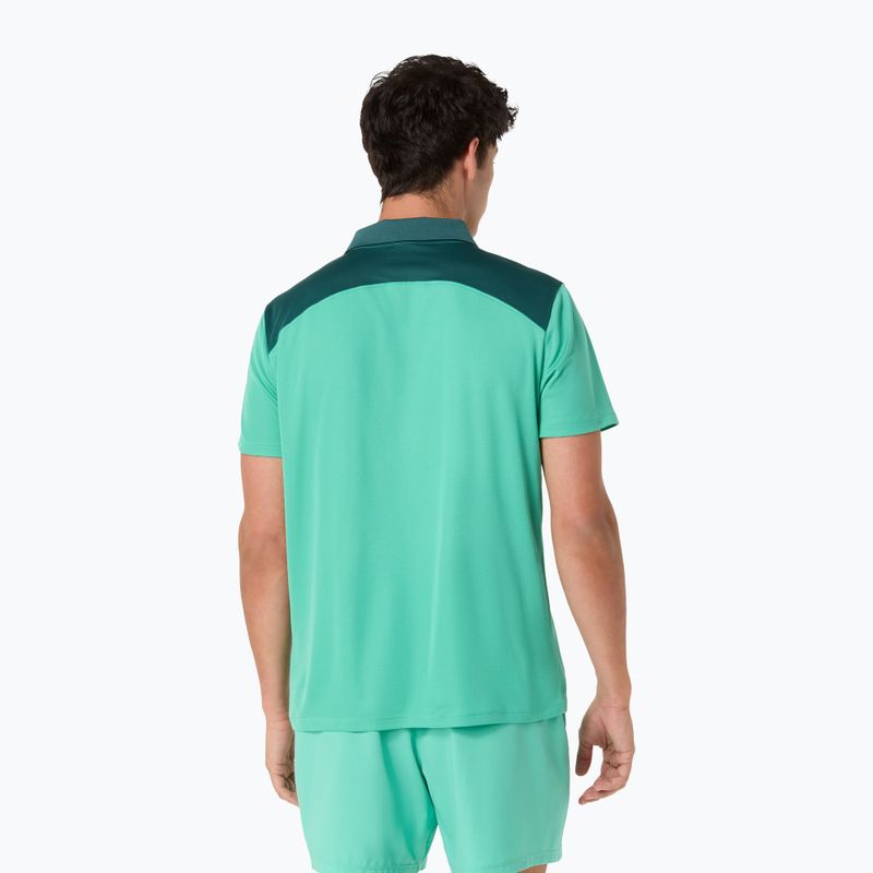 Футболка поло чоловіча ASICS Court Polo aurora green 3