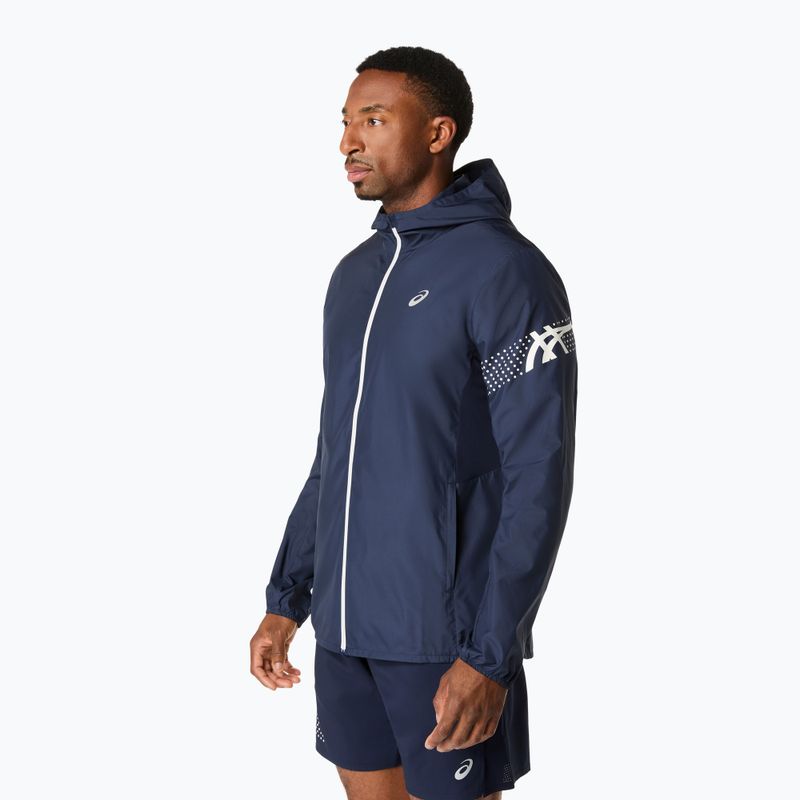 Чоловіча куртка для бігу ASICS Icon midnight/cream 4