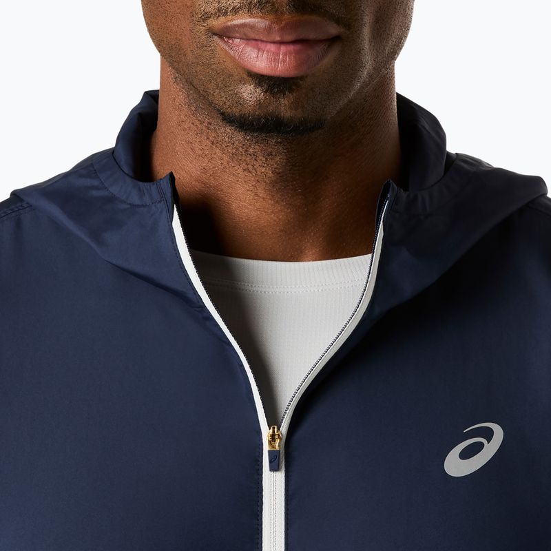 Чоловіча куртка для бігу ASICS Icon midnight/cream 9