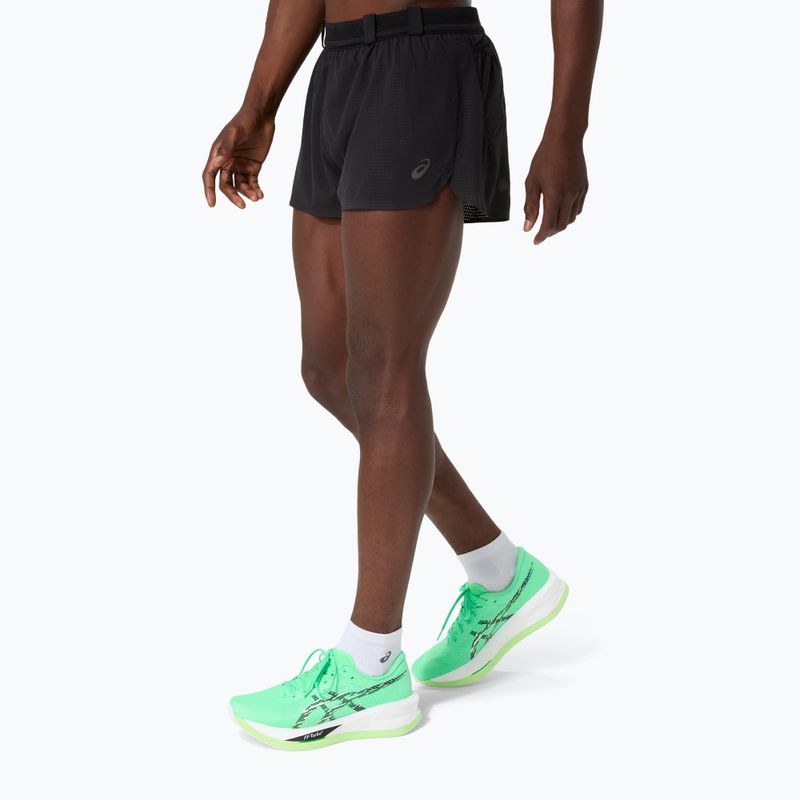 Шорти для бігу чоловічі ASICS Metarun Split performance black 4