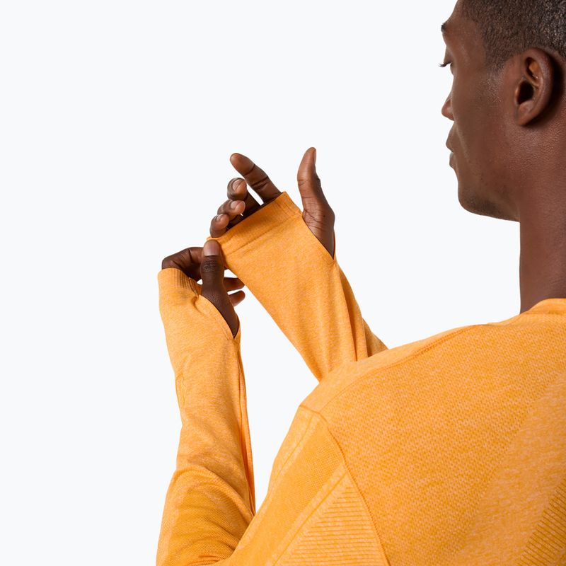 Чоловіча бігова лонгслівка ASICS Road Seamless yamabuki 7