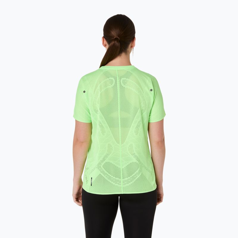 Жіноча бігова футболка ASICS Metarun SS Top illuminate green 3