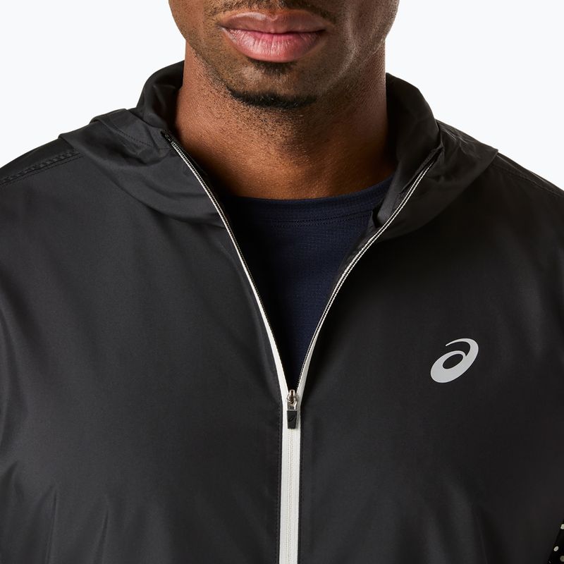 Куртка для бігу чоловіча ASICS Icon performance black 7