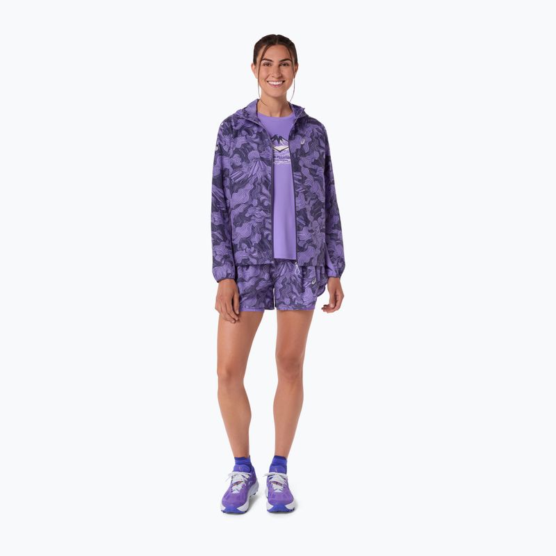 Шорти для бігу жіночі ASICS Road All Over Print amethyst 2