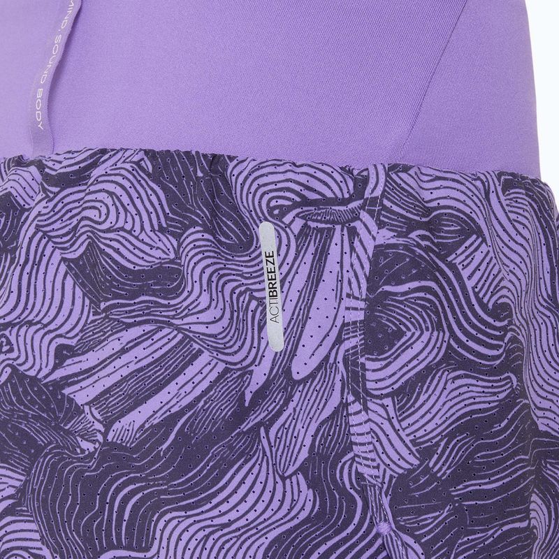 Шорти для бігу жіночі ASICS Road All Over Print amethyst 8
