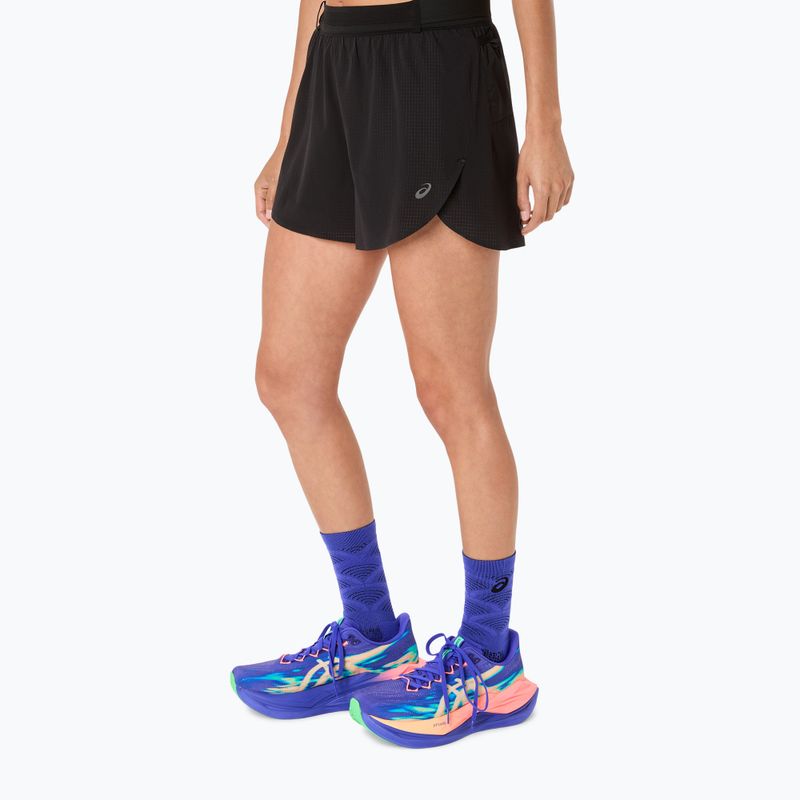 Шорти для бігу жіночі ASICS Metarun Split performance black 4