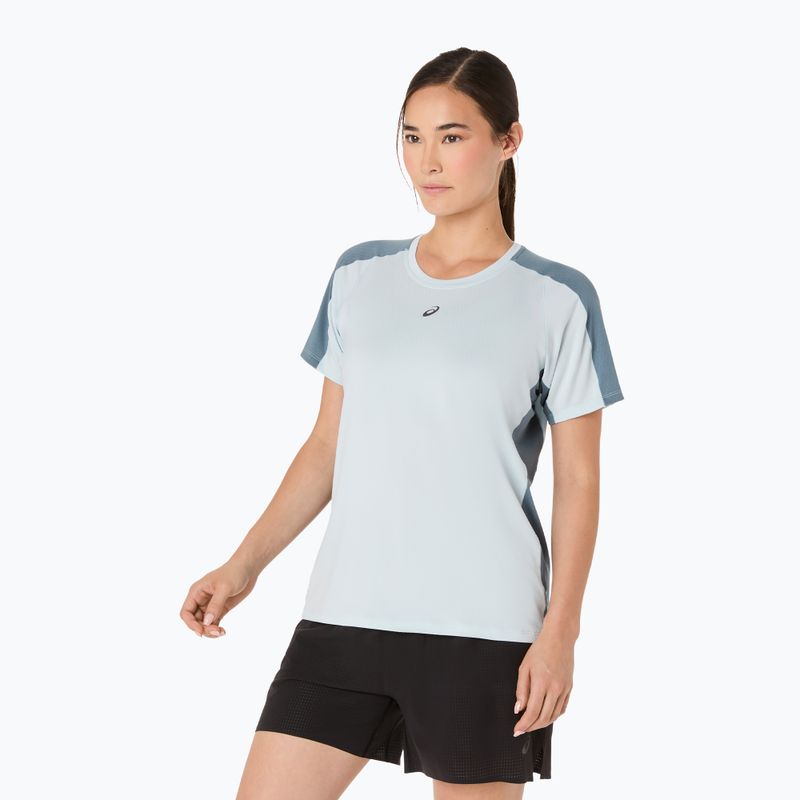 Футболка для бігу жіноча ASICS Fujitrail Elite Top cool grey/ironclad 4