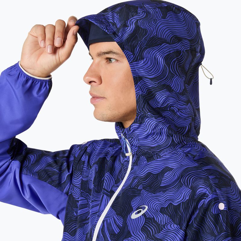 Чоловіча куртка для бігу ASICS Fujitrail Packable cobalt burst/indigo blue/cream 6