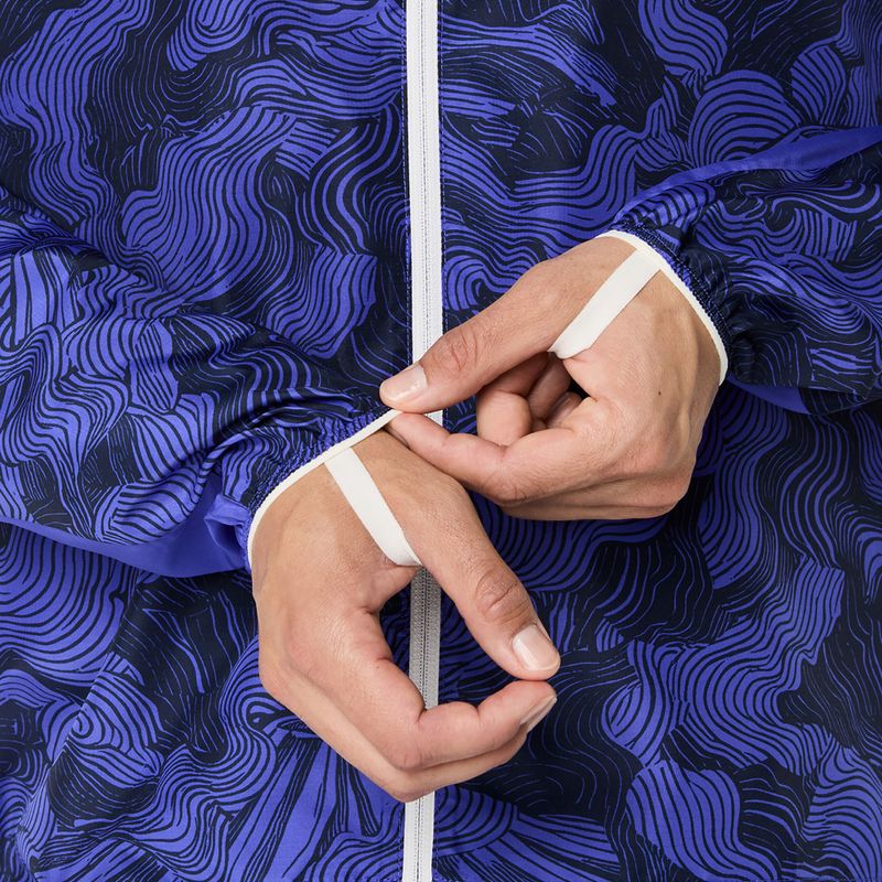 Чоловіча куртка для бігу ASICS Fujitrail Packable cobalt burst/indigo blue/cream 10