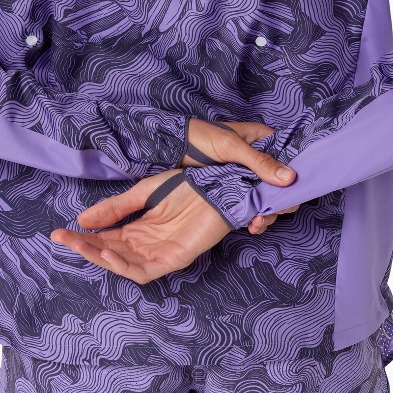 Куртка для бігу жіноча ASICS Fujitrail Packable amethyst 10