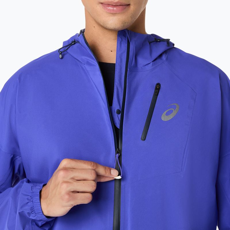 Куртка для бігу чоловіча ASICS Fujitrail Elite Waterproof cobalt burst/midnight 8