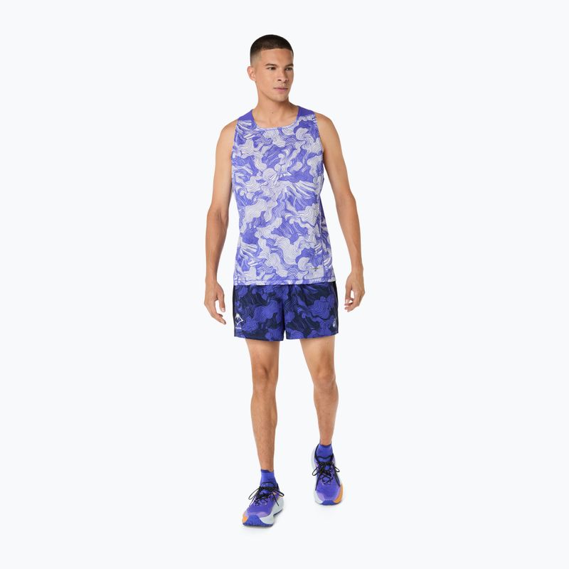 Футболка для бігу чоловіча ASICS Fujitrail Singlet cobalt burst/cream 2