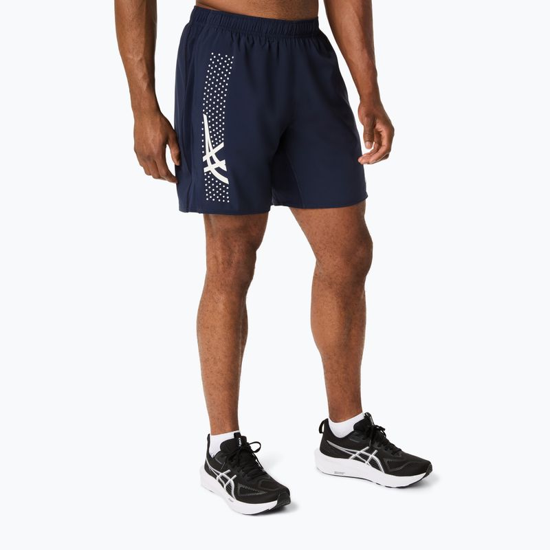 Шорти для бігу чоловічі ASICS Icon 7IN midnight/cream 4