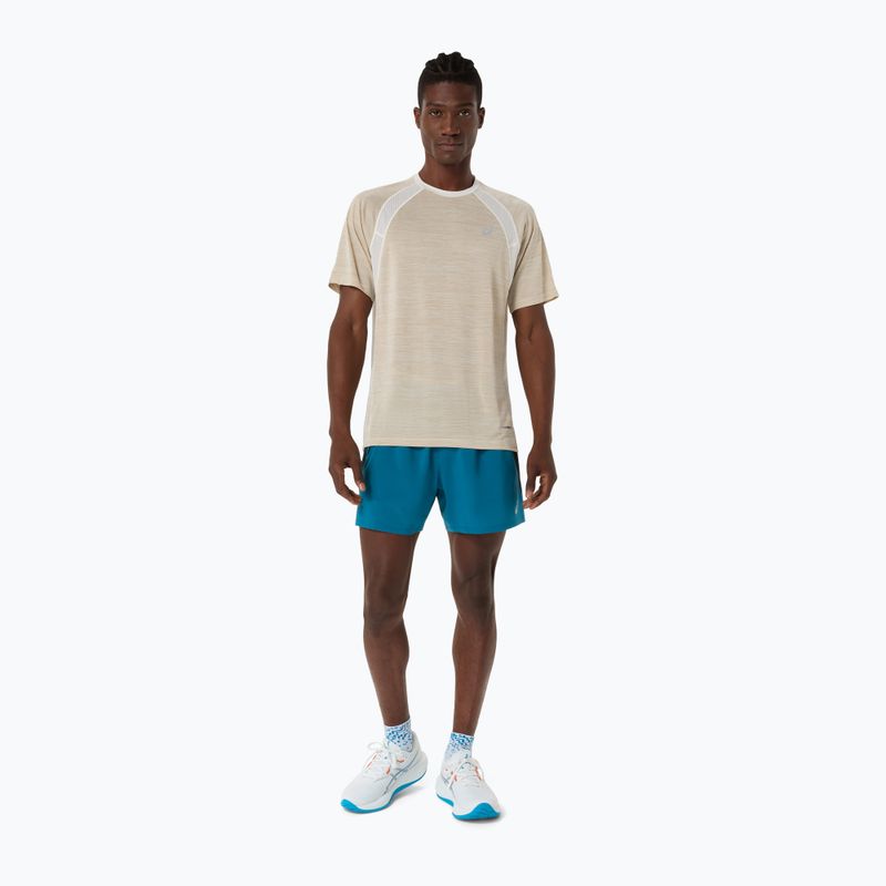 Чоловіча бігова футболка ASICS Krem drogowy 2