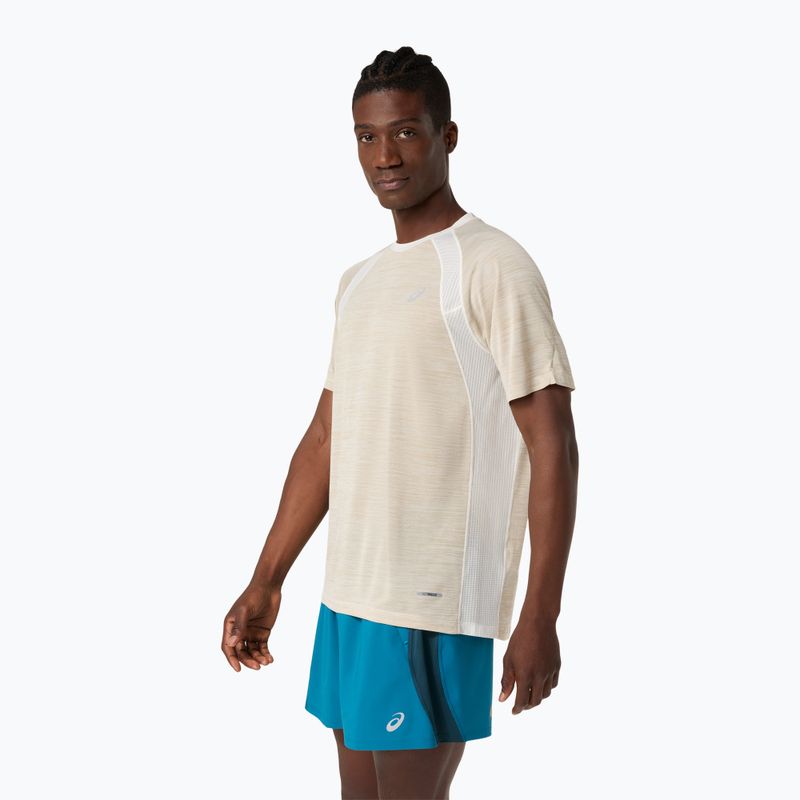 Чоловіча бігова футболка ASICS Krem drogowy 4