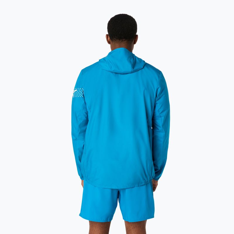 Чоловіча куртка для бігу ASICS Icon aegean blue/cream 3