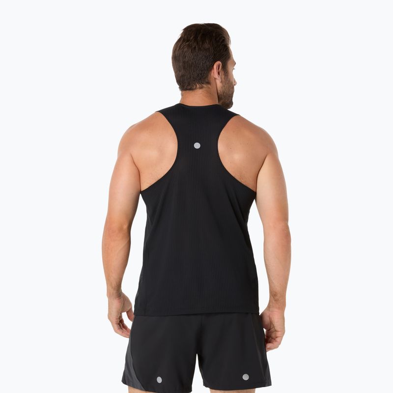 Чоловіча бігова футболка ASICS Road Singlet performance black 3