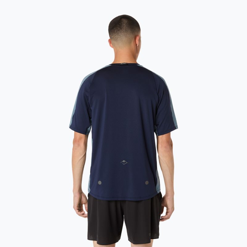 Футболка для бігу чоловіча ASICS Fujitrail Elite SS Top midnight/ironclad 3