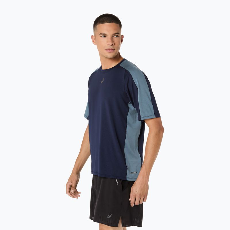 Футболка для бігу чоловіча ASICS Fujitrail Elite SS Top midnight/ironclad 4