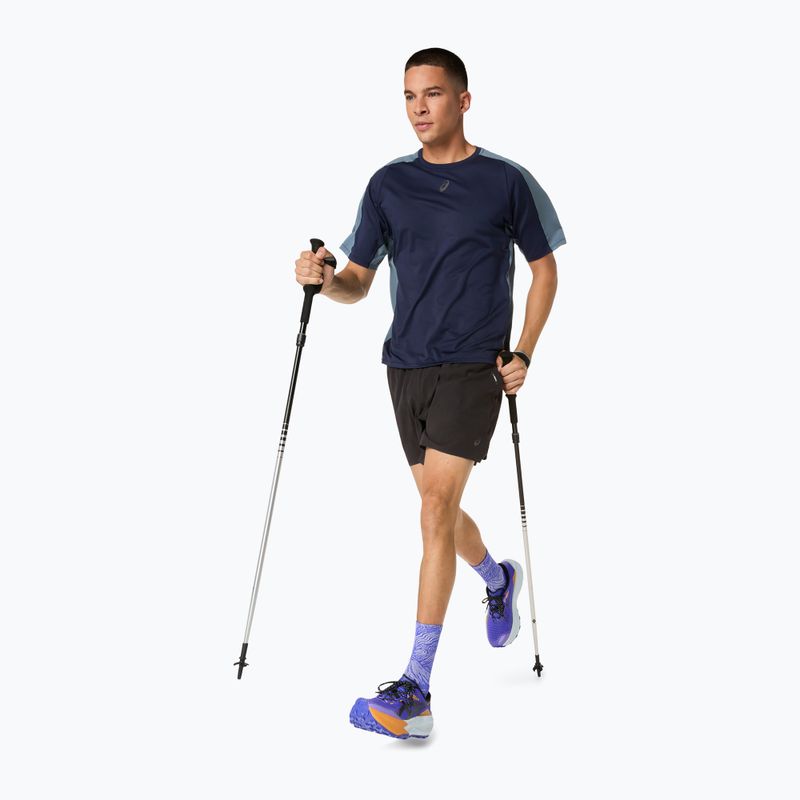 Футболка для бігу чоловіча ASICS Fujitrail Elite SS Top midnight/ironclad 11