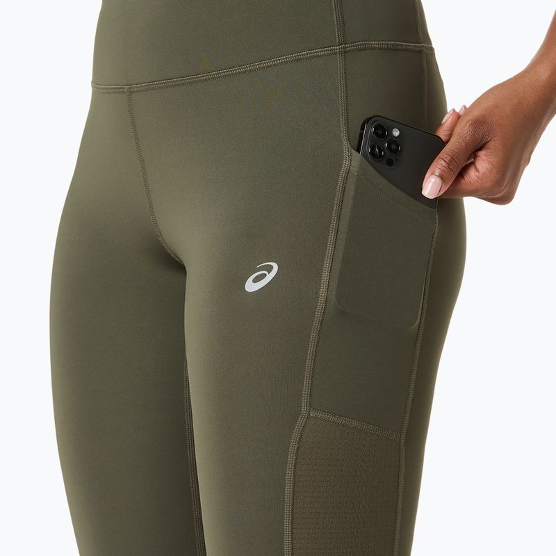 Легінси для бігу жіночі ASICS Core Tight dark olive 4
