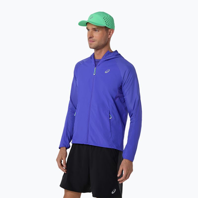 Чоловіча бігова футболка ASICS  Road All Over Print Singlet cobalt burst/illuminate green 4