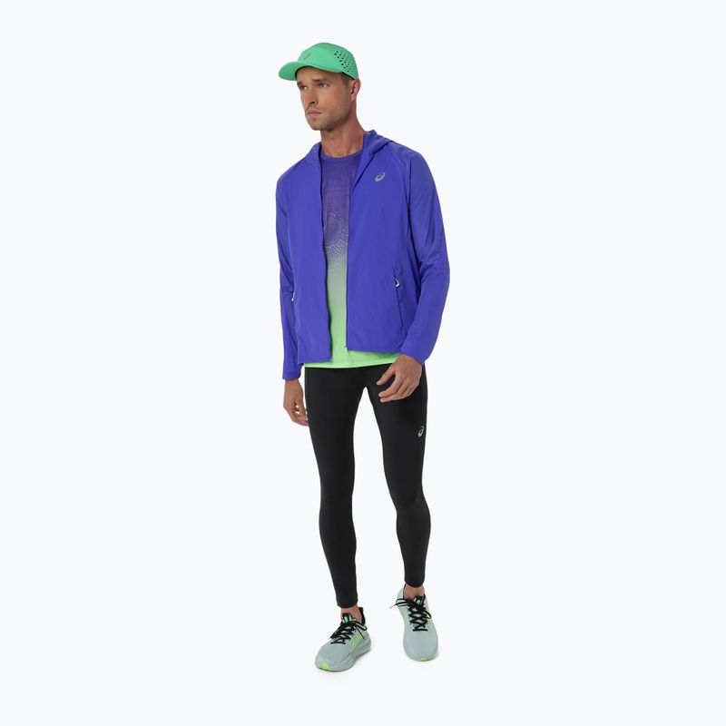 Чоловіча бігова футболка ASICS  Road All Over Print Singlet cobalt burst/illuminate green 15