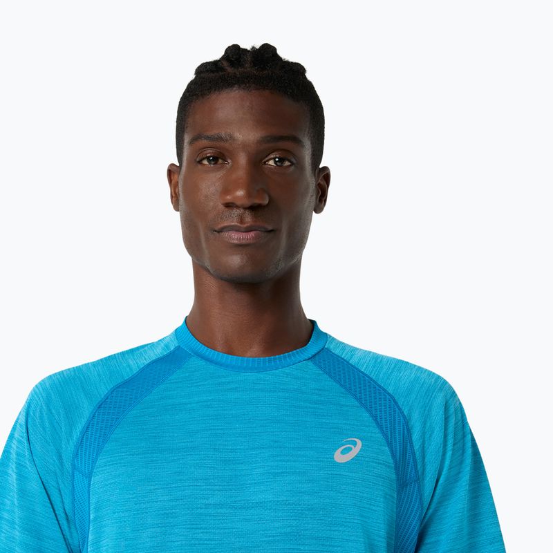 Футболка для бігу чоловіча ASICS Road aegean blue 5