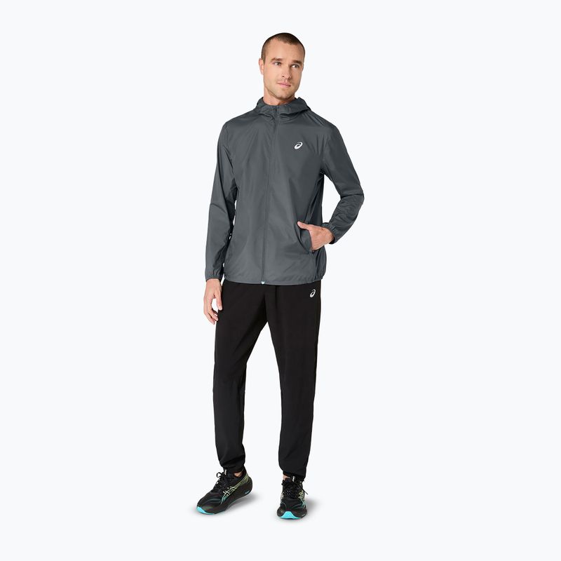 Куртка для бігу чоловіча ASICS Core performance steel grey 2