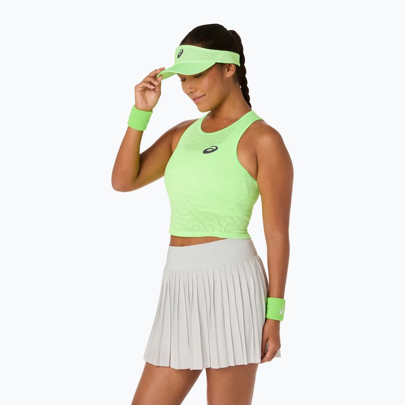 Футболка тенісна жіноча ASICS Match Jaquard Crop Top W illuminate green 5