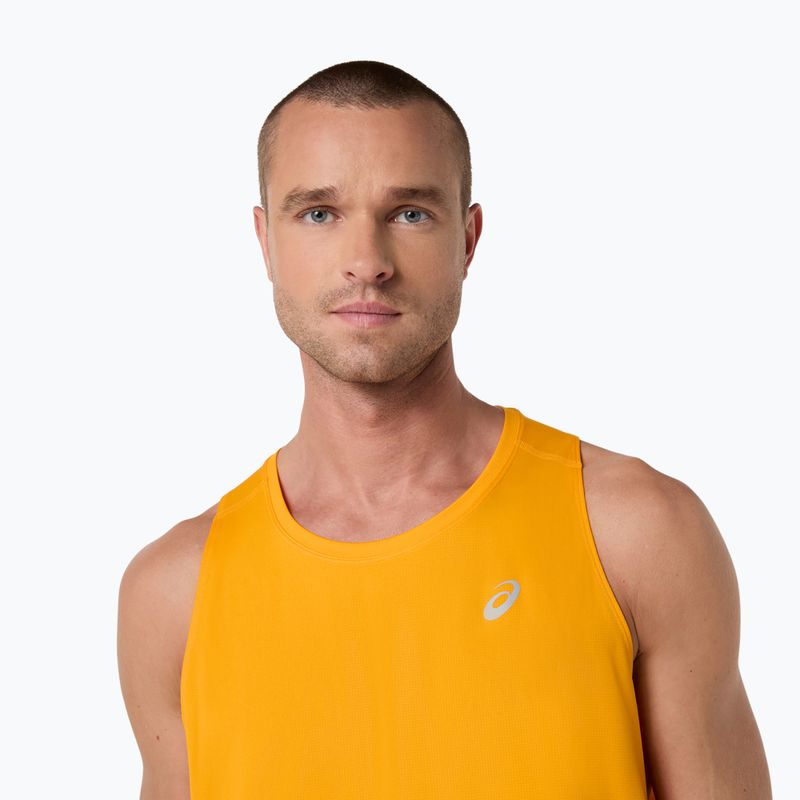 Чоловіча бігова футболка ASICS Core Singlet yamabuki 5