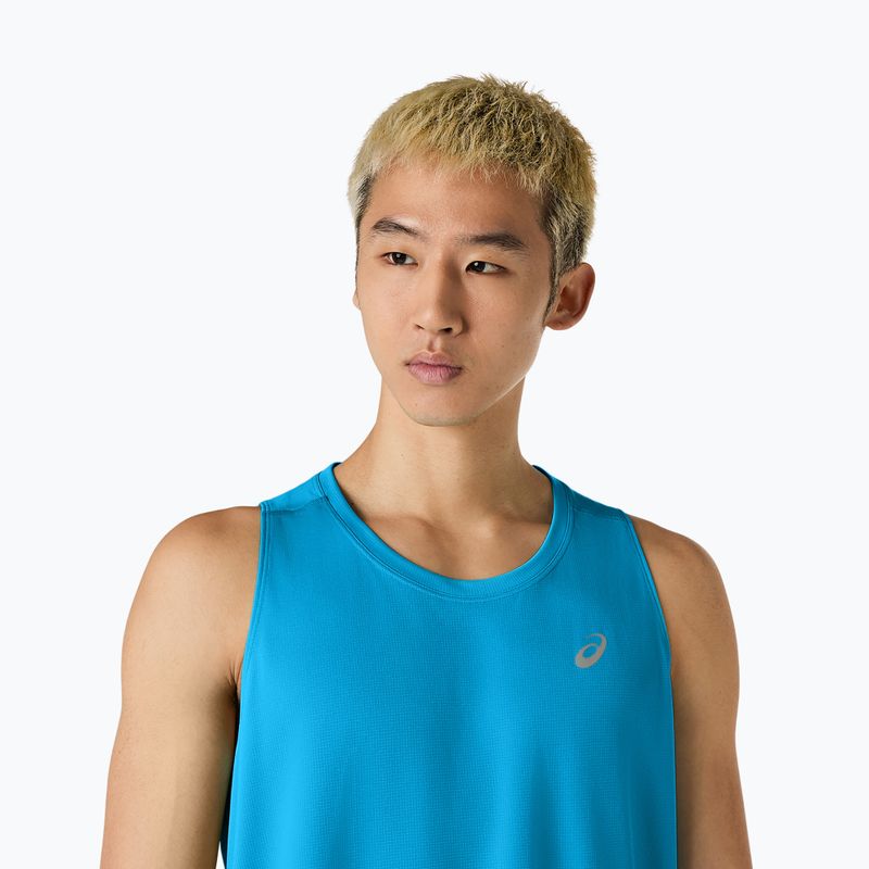 Чоловіча бігова футболка ASICS Core Singlet aegean blue 5