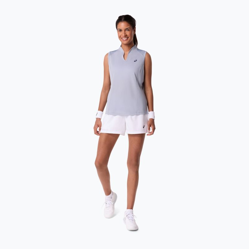 Футболка тенісна жіноча ASICS Court Tank W grey/blue 4