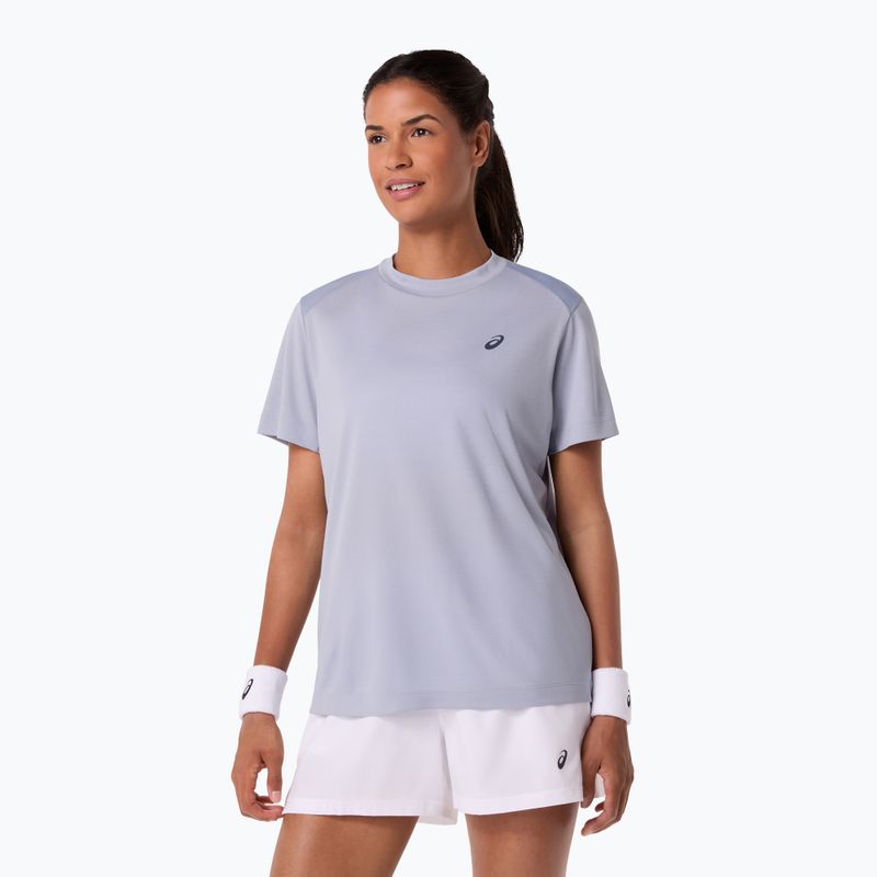 Футболка тенісна жіноча ASICS Court Top W grey/blue 4
