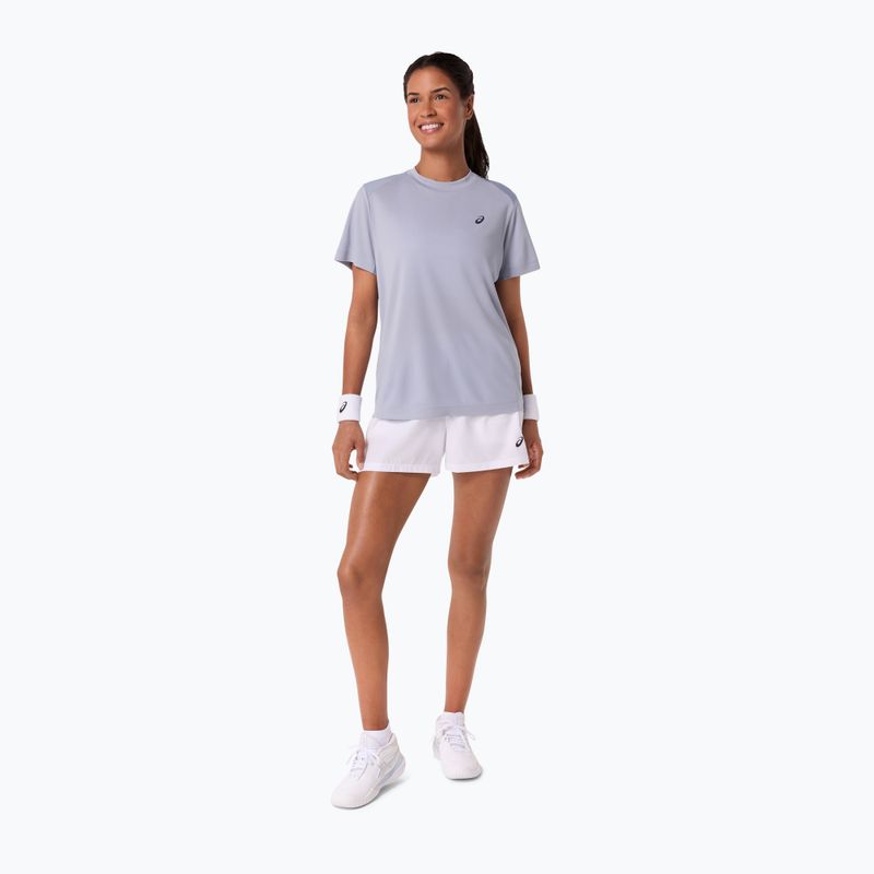 Футболка тенісна жіноча ASICS Court Top W grey/blue 5