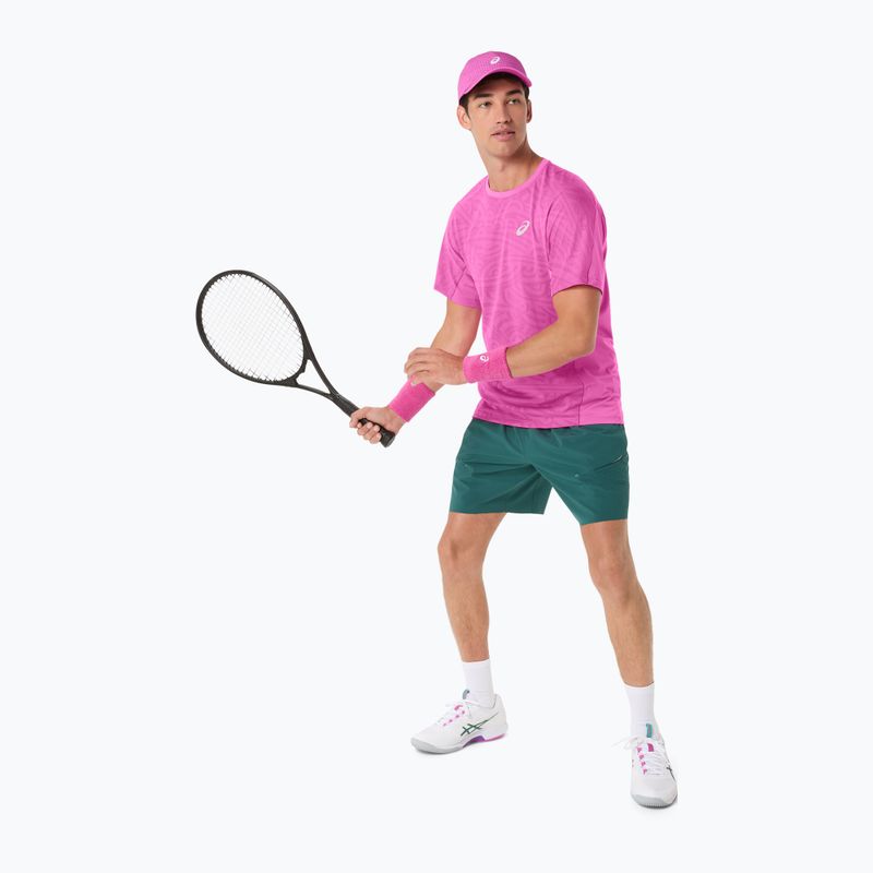 Футболка тенісна чоловіча ASICS Match Jacquard digital sakura 2