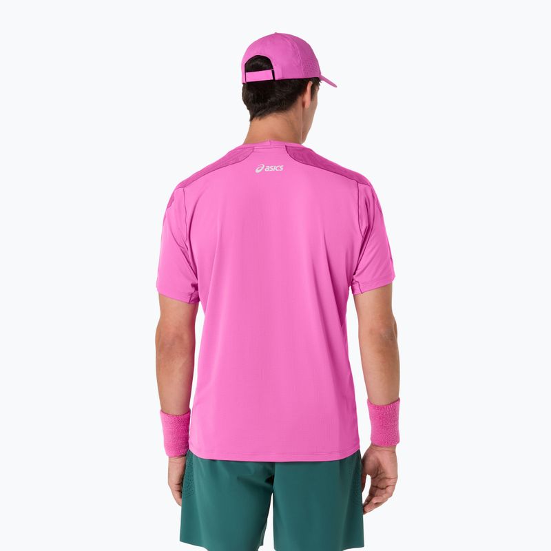 Футболка тенісна чоловіча ASICS Match Jacquard digital sakura 3