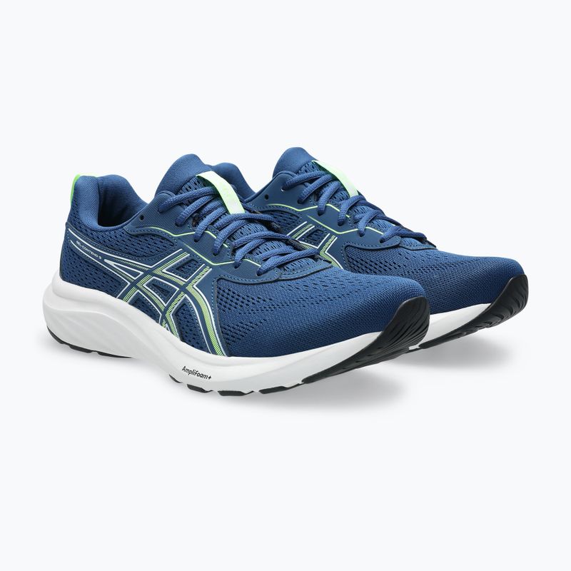 Кросівки для бігу чоловічі ASICS Gel-Contend 9 twilight blue/illuminate green 3