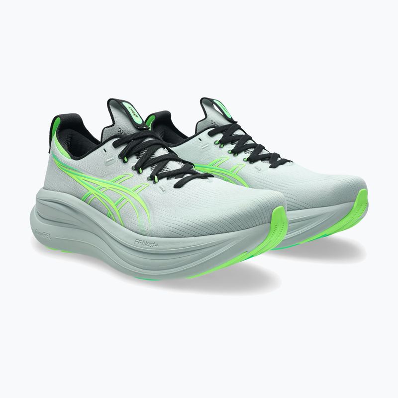 Кросівки для бігу чоловічі ASICS Gel-Nimbus 28 cold moss/illuminate green 9