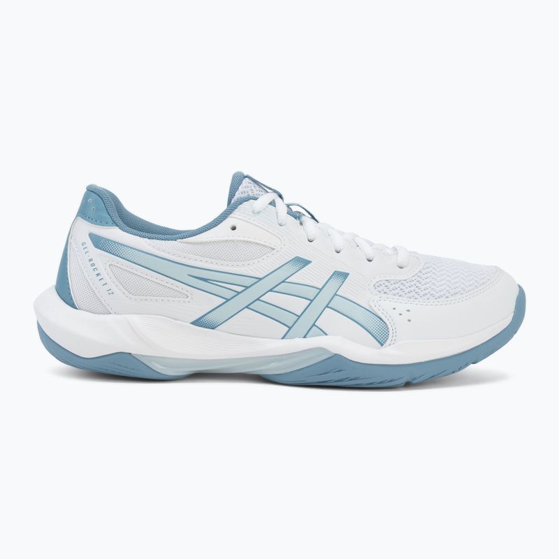 Кросівки волейбольні чоловічі ASICS Gel-Rocket 12 lichen rock/tranquil teal 2